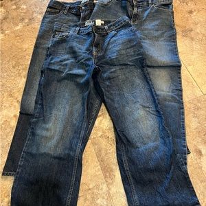Lot of 3 pair Oshkosh jeans 8 Husky